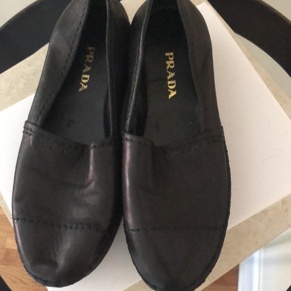 Black PRADA platform shoes - Picture 2 of 6